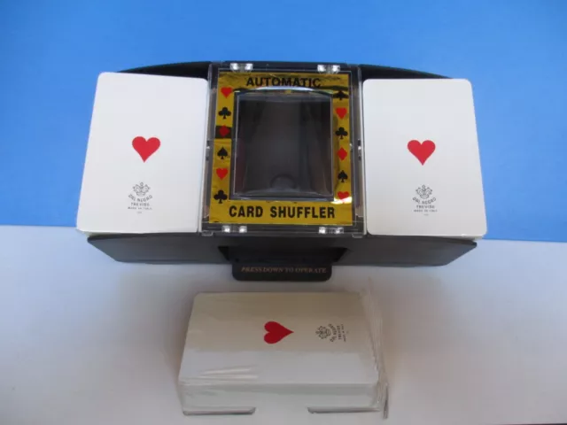 Mischia carte automatico a batterie mescolatore di carte da gioco