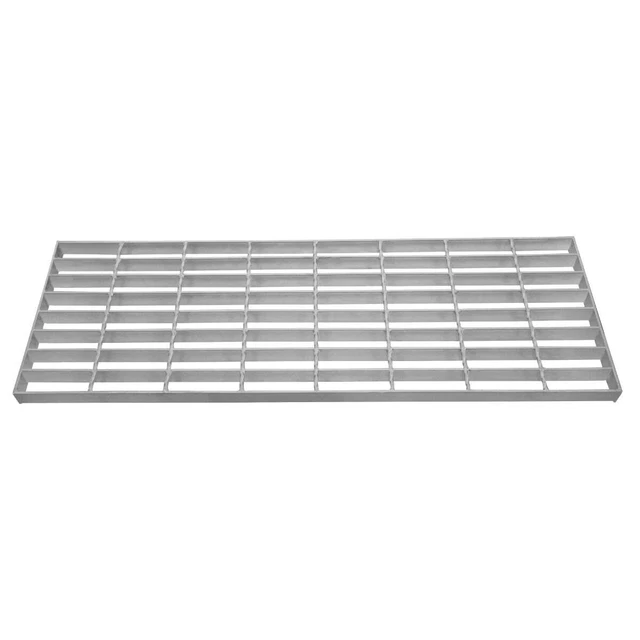 Grille Caillebotis Acier Galvanisé 1000x900 Mm - Maille 32x100 Mm - Capacité 900 Kg - Pour Sol Industriel - 10