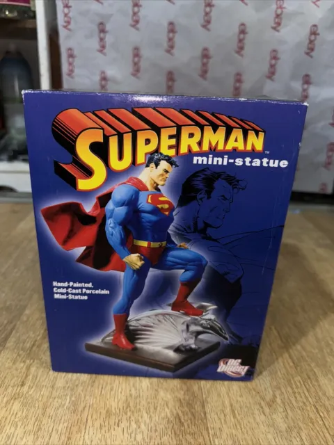 DC Direct Superman Mini-Statue Jim Lee 6" New