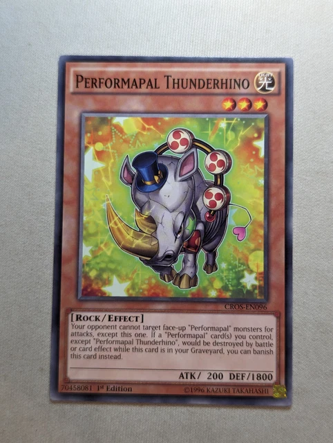 Yu-Gi-Oh! – Performapal Thunderhino (CROS-EN096) – 1st Edition Common