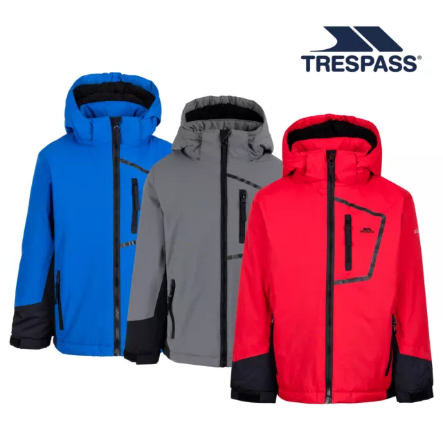 Trespass Giacca con Cappuccio Impermeabile Ragazzi Anziani