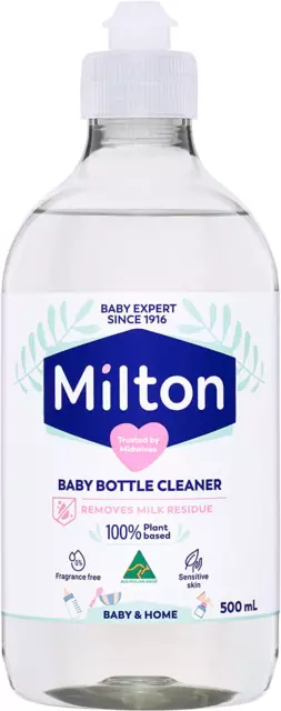MILTON Baby Bottle Cleaner | Removes Milk Residue | 100% Plant-Based | Australia
