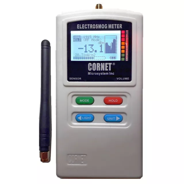 Enregistreur de données Cornet ED85EX Plus double mode RF LF EMF électrosmog Gauss compteur SMA