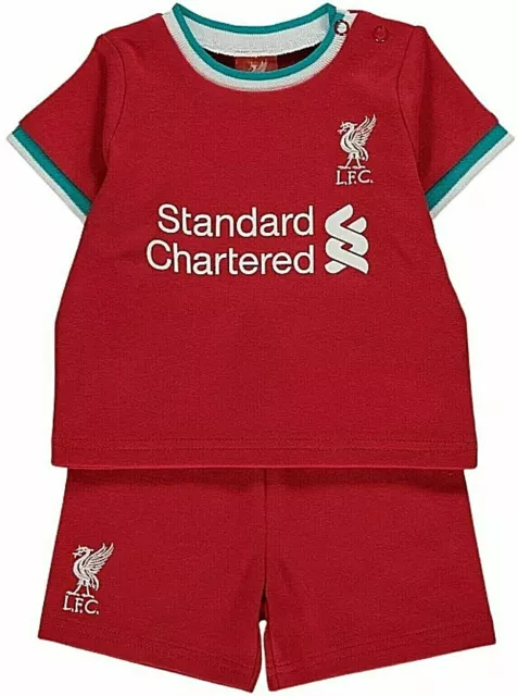 Liverpool Fc T-Shirt & Shorts Babies Short Sleeve Football Baby Kit Lfc