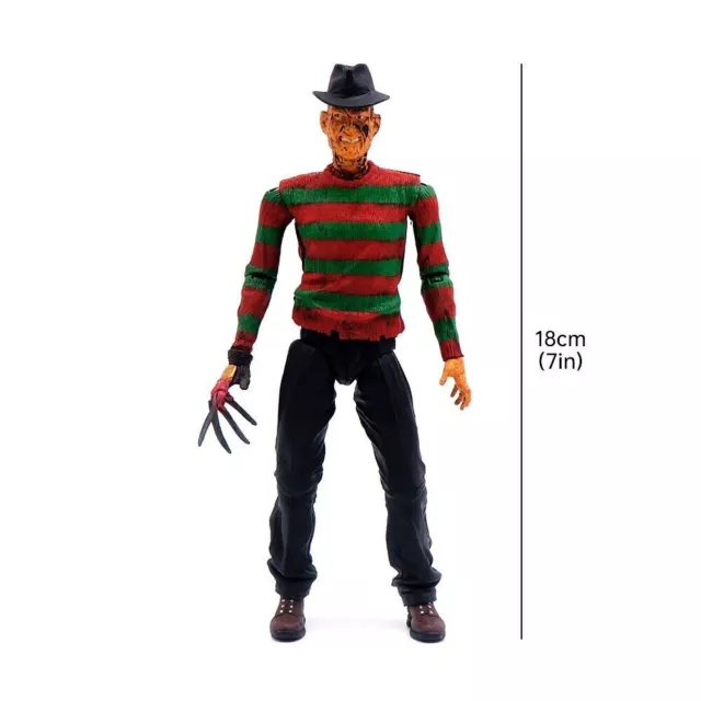 NECA Freddy Krueger Nightmare On Elm Street 3 Dream 7" Action Figure Model Toy 2