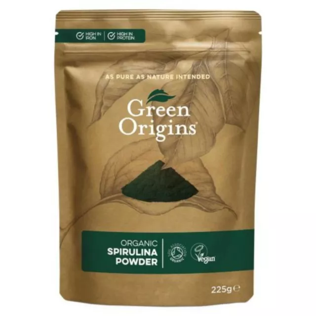 Green Origins Bio Spirulina Pulver 225g