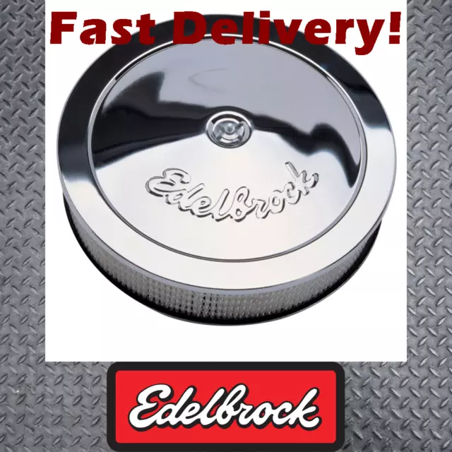 Edelbrock +PRO-FLO AIR CLEANER 14" suits Chevrolet 283 305 307 327 350 400 Perfo