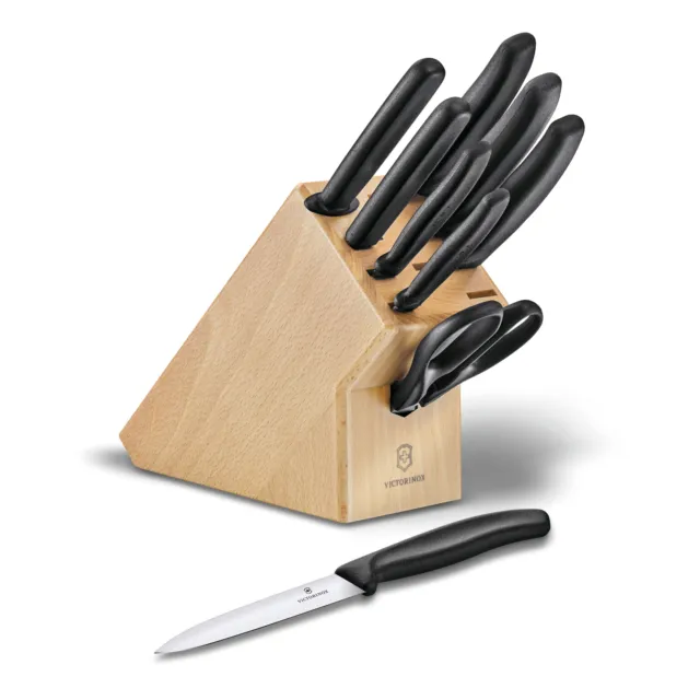 Bloc Ensemble en Bois Swiss Classic Extension De 9 Pièces - VICTORINOX