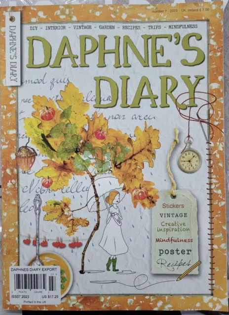 DAPHNE'S DIARY MAGAZINE 2022 ISSUE #6 PAPER LOVERS VINTAGE PHOTO FRAMES