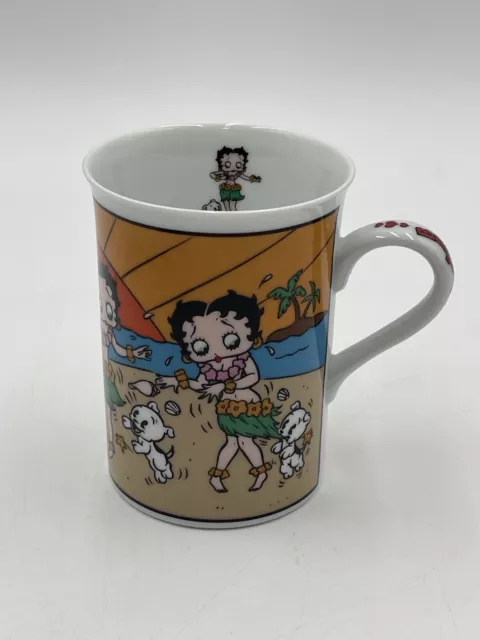 BETTY BOOP Cartoon Aloha Betty Danbury Mint Coffee Tea Porcelain Mug Cup 3