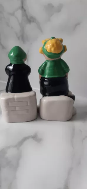 Wade  Andy Capp & Flo 1997 Salt And Pepper Set Perfect Condition 2