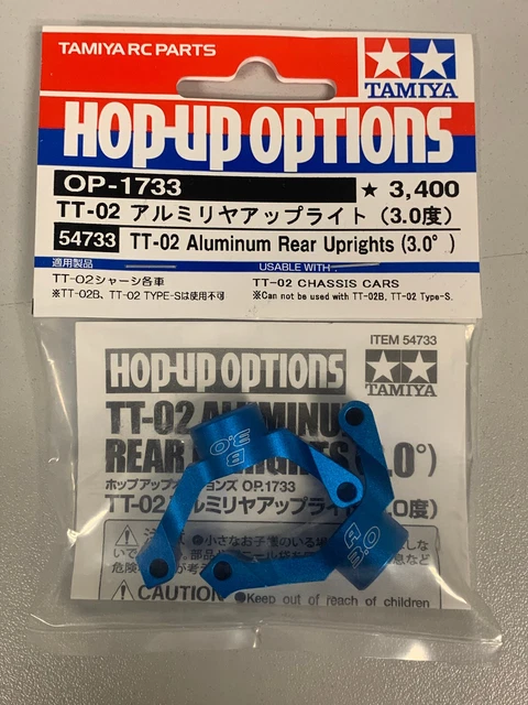 Fusées Arrières En Alu 3° Pour Tamiya TT-02 (échelle 1/10) - Réf Tamiya 54733