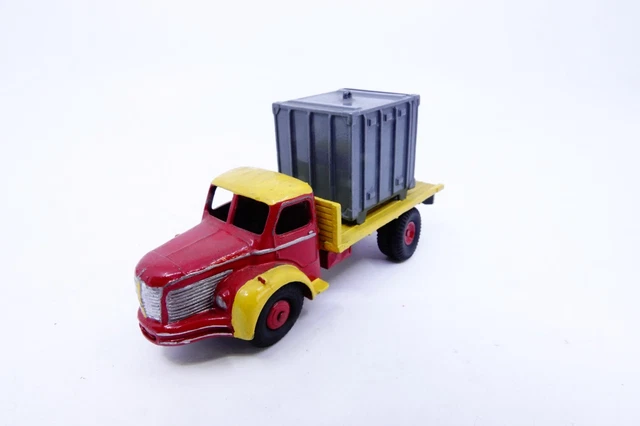 Dinky / Meccano Berliet 34 Avec Container, Miniature Ancienne En Métal, Occasion