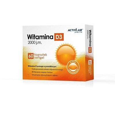 Activlab vitamina D3 2000IE 60 cápsulas