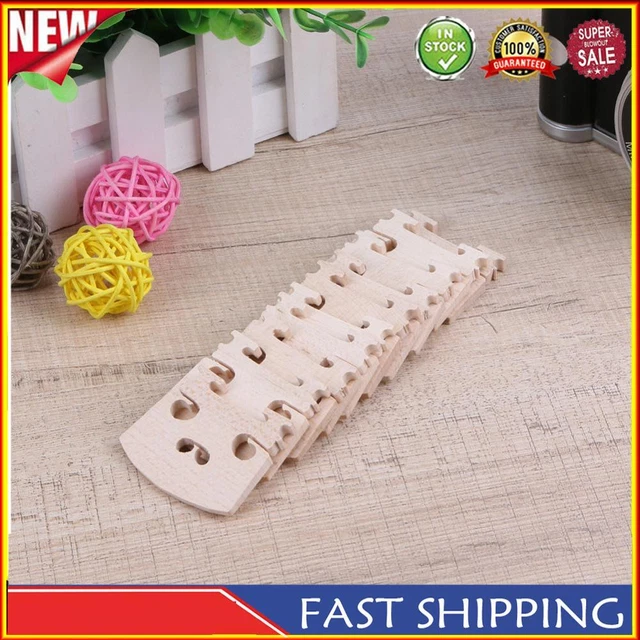 10pcs 4/4 Violin Bridges DIY Maple Fiddle Bridge Parts Violins Accessories
