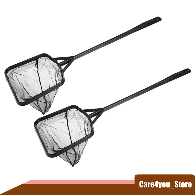 2Pcs Aquarium Fish Net Fish Tank Accessories Small Fish Fine Net Green 56x18cm