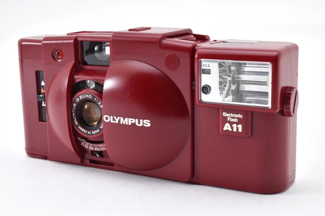 NEAR MINT W/ A11 Flash] Olympus XA2 35mm Point & Shoot Film Camera