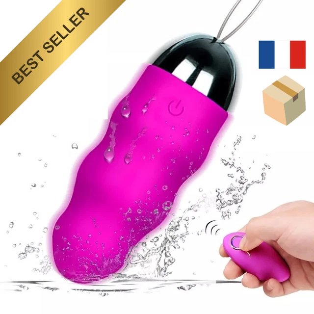Œuf Vibrant Connecté Bluetooth - Sextoy à Distance Pour Couple, Silicone, étanche, 24h/48h D'autonomie