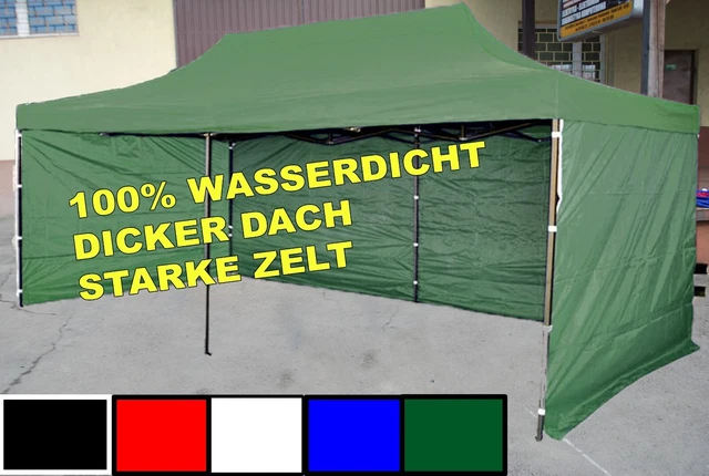 3x6 3x4,5 3x3 STARKE EXPRESSZELT FALTZELT MESSESTAND PAVILLON VERKAUFSZELT Zelt