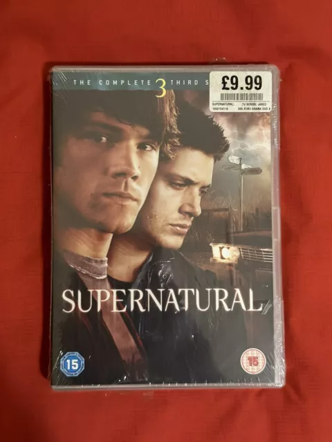 Supernatural: The Complete Third Season DVD (2008) Jared Padalecki  New Sealed