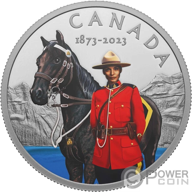 RCMP 150th Anniversary 1 Oz Silver Coin 20$ Canada 2023