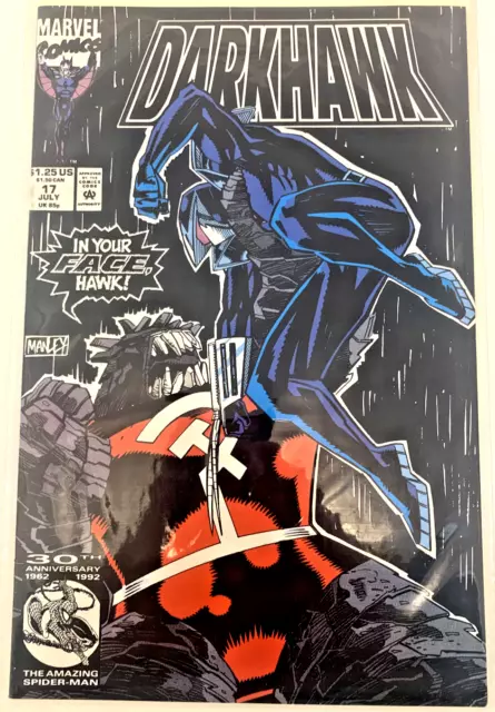 Marvel Comics Darkhawk Vol 1 No 17 July 1992 Comic Book