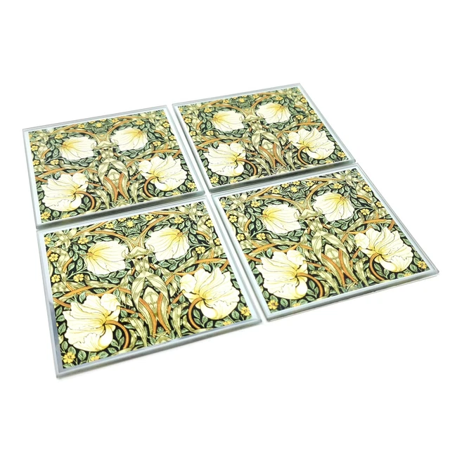 Lot de 4 sets de table en vinyle Geometría de mármol con oro 4u-[Diam
