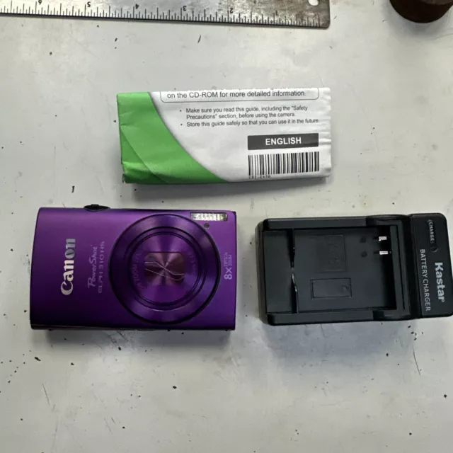 Canon PowerShot IXUS 230 HS / ELPH 310 12.1 MP Digital Camera -purple