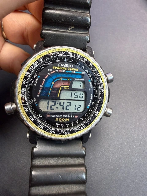 CASIO カシオ SURFING TIMER DW-403ジャンク ☆ CASIO SURFING TIMER