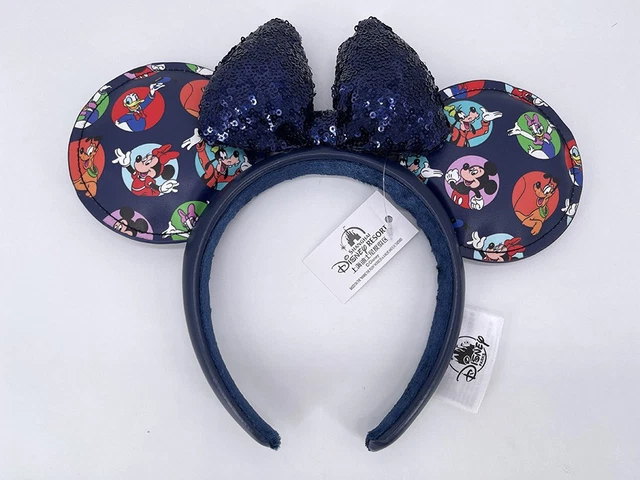 DISNEY 2026 DAISY Goofy Mickey Mouse and Friends Sequin Bow Minnie Ears ...