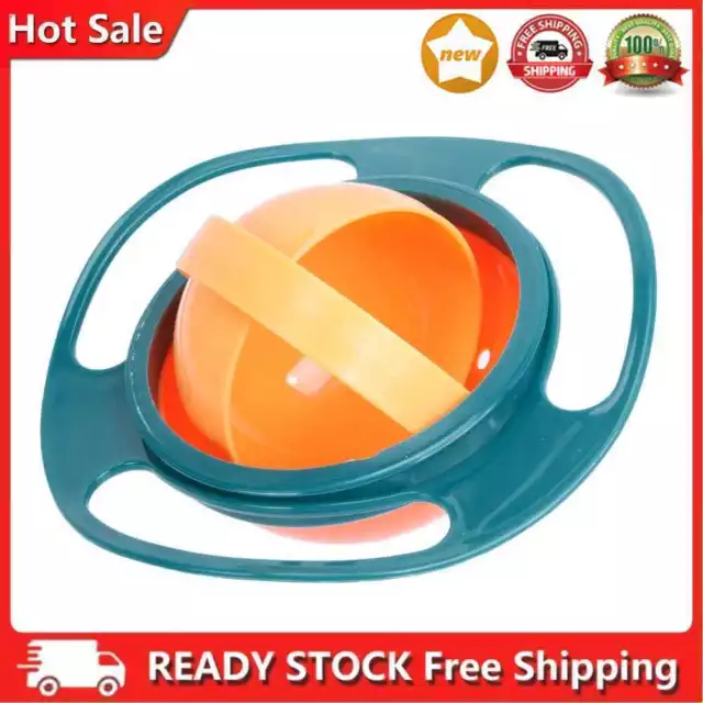 Baby Feeding Baby Gyro Bowl Universal 360 Rotate Spill-Proof Bowl