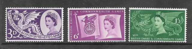 18/7/58 6th BRITISH EMPIRE & COMMONWEALTH GAMES, CARDIFF MNH GB STAMPS