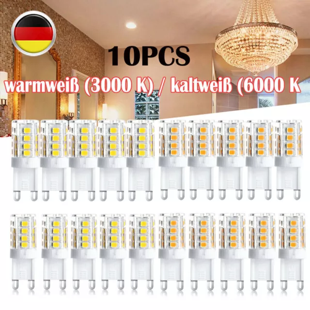 10x G9 Led Birne 5W SMD 2835 führte Energiesparlampen Warmweiß/Kaltweiß AC 220V