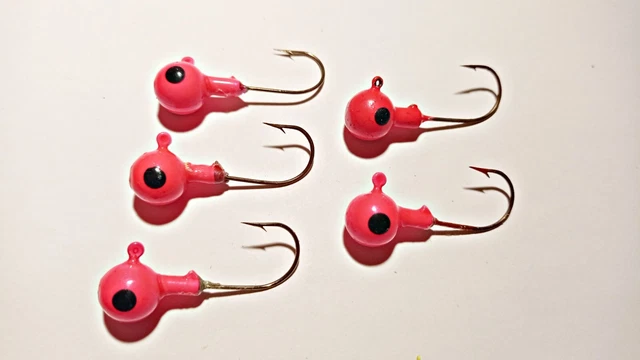 Lotto 5 pz Teste piombate Fuxia gr. 10 T10