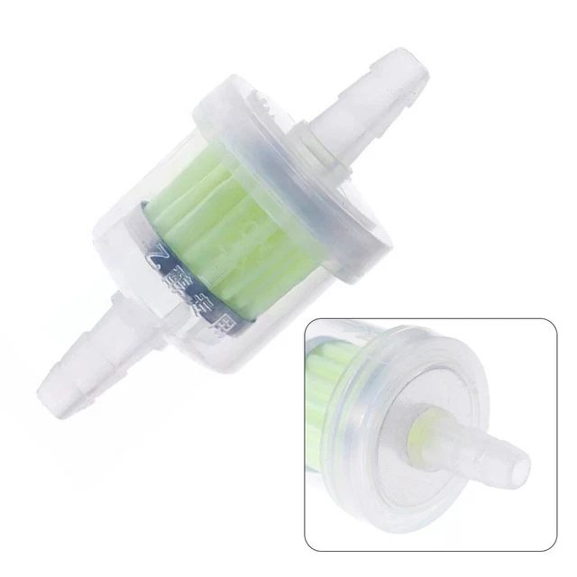 1X Green,Paper Core Gasoline Filter Motorcycle Gasoline Fuel Filter Universal