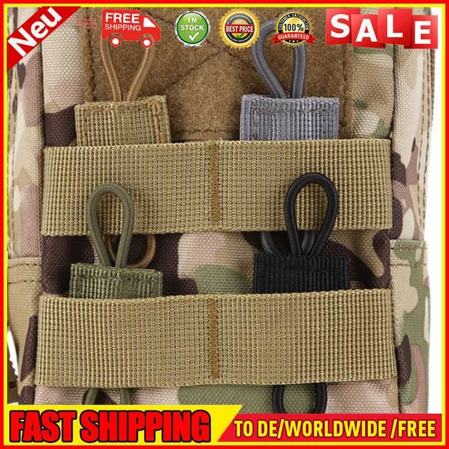 10 pz fibbia elastica portatile per gilet zaini zaini borse