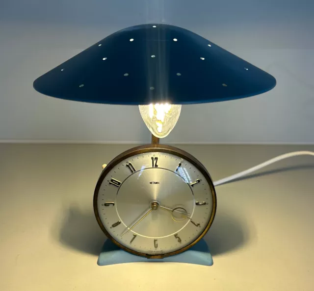 Metamec Vintage Clock and Light