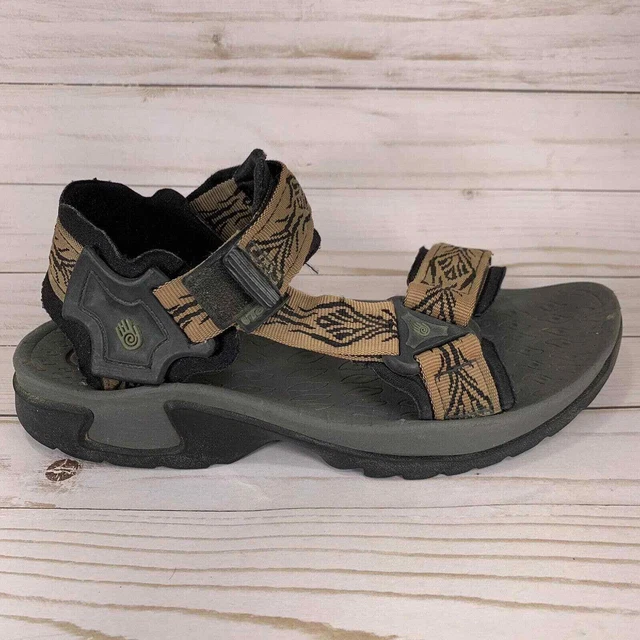 Teva Terra Fi Active Sandals Mens Size 8 Brown Strappy Hiking Water Shoes