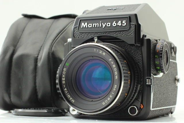 *Near MINT* Mamiya M645 1000S Film Camera w/ Sekor C 80mm F/2.8 Case From JAPAN