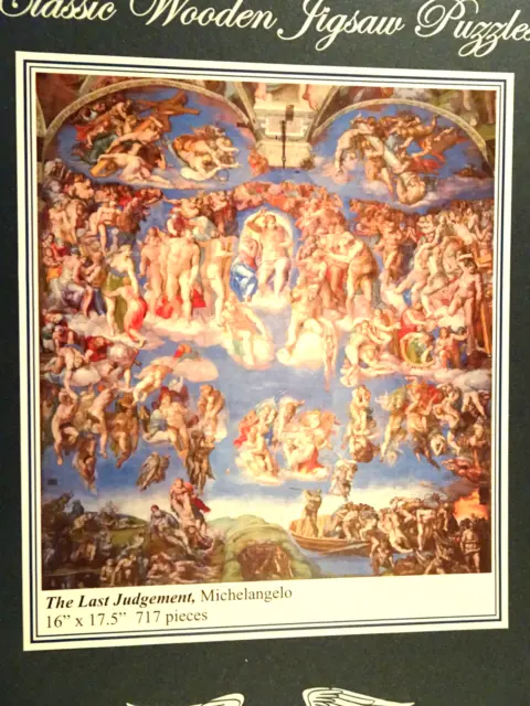 Liberty Wooden Jigsaw Puzzle - The Last Judgement - Retired - 717 Pieces - Mint