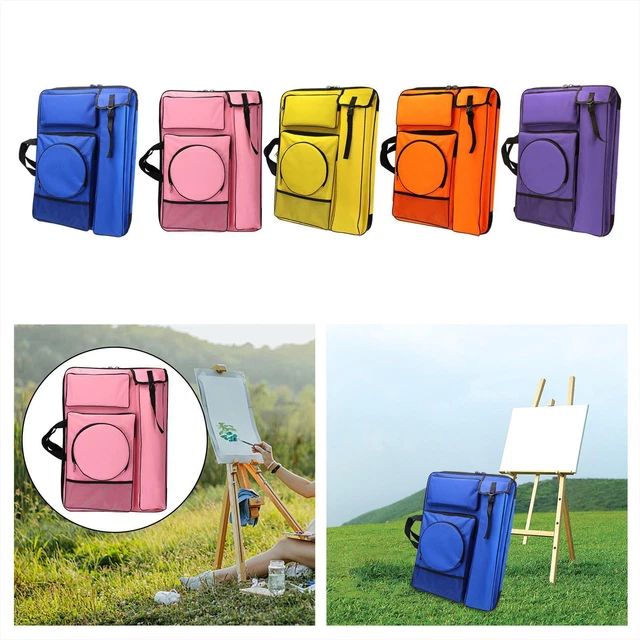 Art Portfolio Case Drawing Board Bag with Pockets Artist Carrying Bag