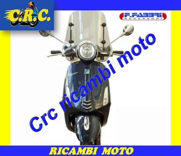 Parabrezza Cupolino Fabbri Piaggio Vespa Primavera 50-125-150 2013-2018 Fume'