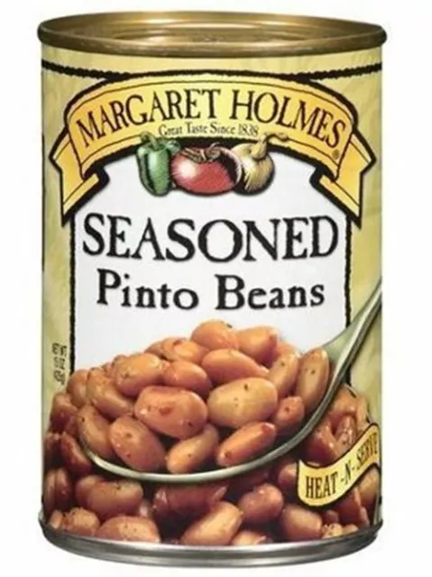 Margaret Holmes Seasoned Pinto Beans, 15 oz (Pack of 6)