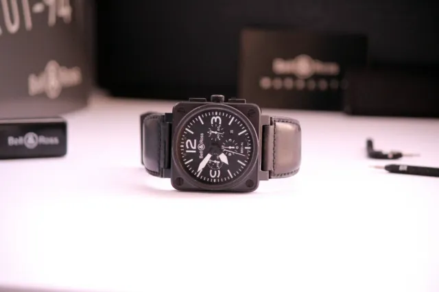 Bell & Ross Br01-94 Chronograph Pvd Automatic 46Mm Full Set