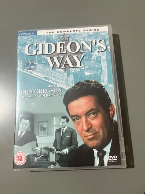 GIDEON’S WAY DVD The Complete Series 7 Disc Set Excellent Condition CG D13