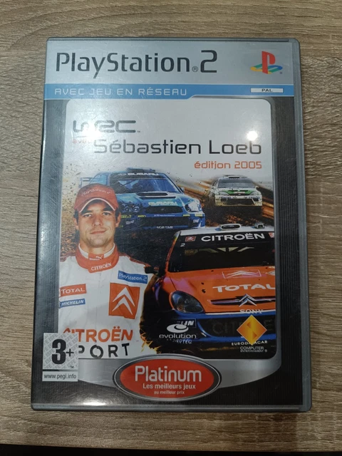 Jeu WRC Sebastien Loeb 2005 Platinum pour PS2 Complet CIB PAL FR