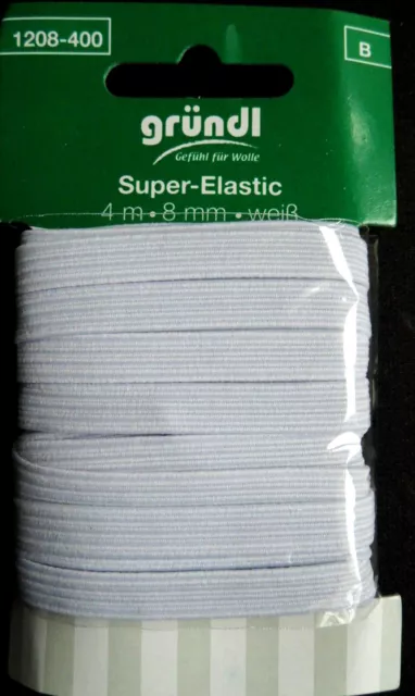 3 m Gummilitze Gummiband 10 mm elastisches Band Wäscheband Farbwahl