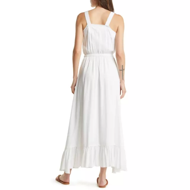 Splendid Women's White Jenna Sleeveless Maxi Sundress Size M 2