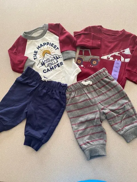 Carters 4 Pc. Happy Camper Activewear Set for Boys - New!  $45 Retail