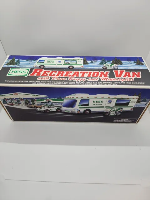 Vintage Hess Recreation Van With Dune Buggy and Motorcycle 1998 Brand New in Box 3
